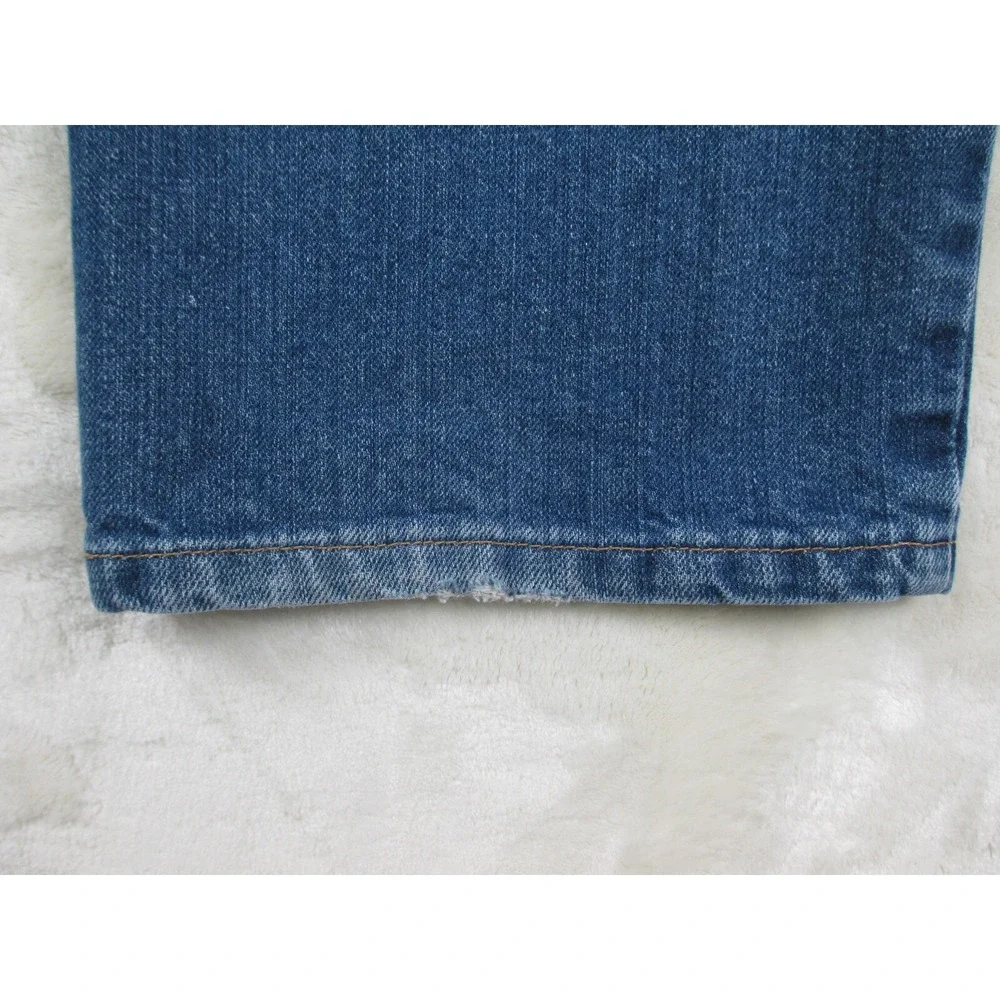 Carhartt Pants Mens 40 Blue Denim Jeans Straight Workwear‎ Casual 40X29*
